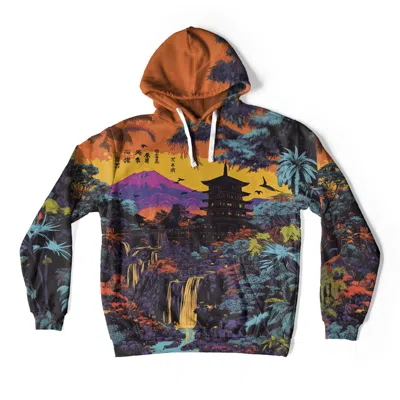 Aloha From Deer Women's Green / Orange / Purple Wild Zen Oversize Hoodie