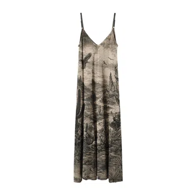 Aloha From Deer Women's Grey Desert Howl Maxi Dress