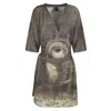 Aloha From Deer Women's Grey First Vision Attempted Envelope Dress In Grey