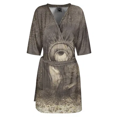 Aloha From Deer Women's Grey First Vision Attempted Envelope Dress