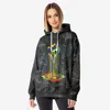 Aloha From Deer Women's Grey Rubik's Cube Oversize Hoodie In Gray