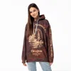 Aloha From Deer Women's National Park Brown Oversize Hoodie In Brown
