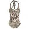 Aloha From Deer Women's Neutrals / Brown The Last Judgement Swimsuit In Brown