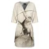 Aloha From Deer Women's Neutrals Centaur Aiming Envelope Dress