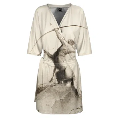 Aloha From Deer Women's Neutrals Centaur Aiming Envelope Dress