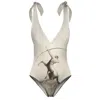 Aloha From Deer Women's Neutrals Centaur Aiming One Piece Swimsuit