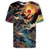 Aloha From Deer Women's Neutrals / Green Japanese Heron T-shirt In Green