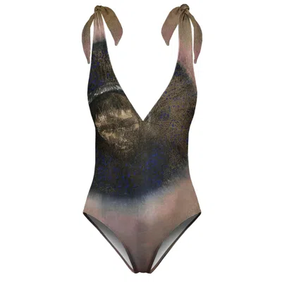 Aloha From Deer Women's Neutrals Head Within One Piece Swimsuit