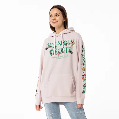 Aloha From Deer Women's Neutrals Seasonal Fruits Oversize Hoodie In Pink