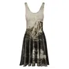 Aloha From Deer Women's Neutrals Two Small Horsemen Circle Dress