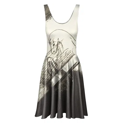 Aloha From Deer Women's Neutrals Winged Horse Circle Dress