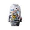 Aloha From Deer Women's Neutrals / Yellow Wild Instinct Oversize Hoodie Dress In White
