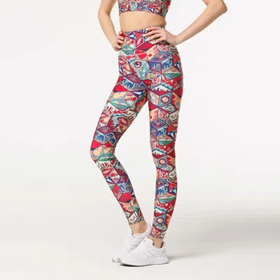 Aloha From Deer Women's Pandora's Box Highwaist Leggings In Red