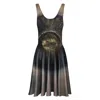 Aloha From Deer Women's Pink / Purple Head Within Circle Dress In Pink/purple