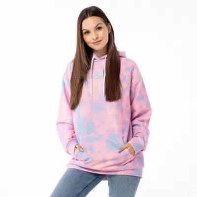 Aloha From Deer Women's Pink / Purple Pink Tie Dye Oversize Hoodie In Pink/purple