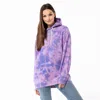 Aloha From Deer Women's Pink / Purple Violet Tie Dye Overisze Hoodie In Pink/purple