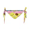 Aloha From Deer Women's Pink / Purple / Yellow Bite Sized Bikini Bows Bottom In Pink/purple/yellow
