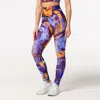 Aloha From Deer Women's Pink / Purple / Yellow Game On Highwaist Leggings In Pink/purple/yellow