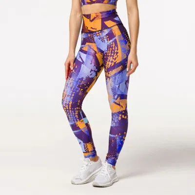 Aloha From Deer Women's Pink / Purple / Yellow Game On Highwaist Leggings In Pink/purple/yellow