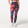 Aloha From Deer Women's Pink / Purple / Yellow Orange Waves Highwaist Leggings In Pink/purple/yellow
