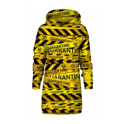 Aloha From Deer Women's Quarantine Oversize Hoodie Dress In Yellow