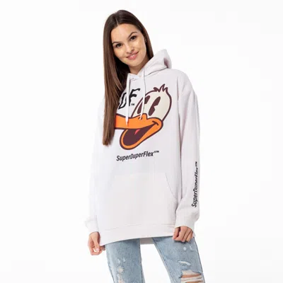 Aloha From Deer Women's White Super Flex Oversize Hoodie