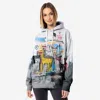 Aloha From Deer Women's White / Yellow / Grey Wild Instinct Oversize Hoodie In Multi