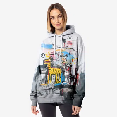 Aloha From Deer Women's White / Yellow / Grey Wild Instinct Oversize Hoodie In Multi