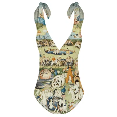 Aloha From Deer Women's Your Garden One Piece Swimsuit In Multi