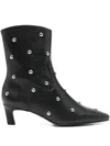 Alohas 50mm Nash Studded Boots In Black