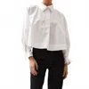 Alohas Adara Boxy Shirt In White In White