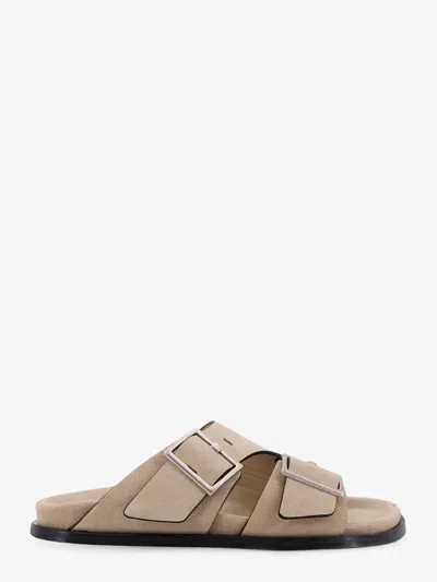 Alohas Alba Suede Sandals In Neutral