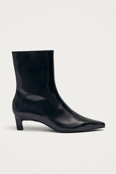 Alohas Ambar Leather Ankle Boots In Rift Black, Women's At Urban Outfitters In Black