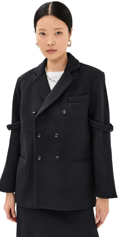 Alohas Amber Black Blazer Black