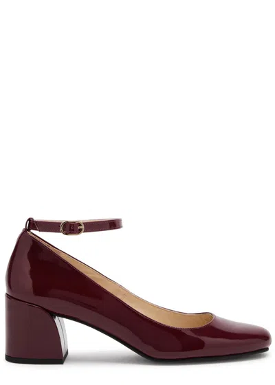 Alohas Antoine Leather Pumps In Burgundy