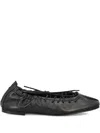 Alohas Aureline Ballet Flats In Black