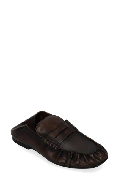 Alohas Aven Flat Mule In Brown