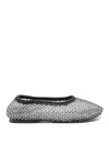 Alohas Mesh Upper Ballerinas With Shimmering Embellishments