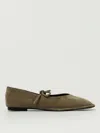 Alohas Khaki Sway Flat Ballets In Green