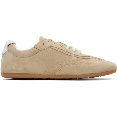 Alohas Beige Tb.24 Suede Leather Sneakers In Animal Print