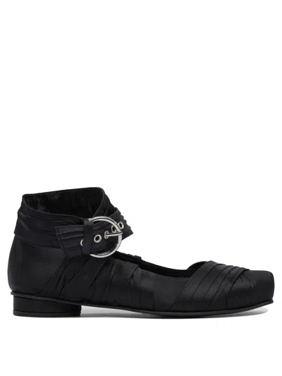 Alohas Black Cuerolite Ballerinas