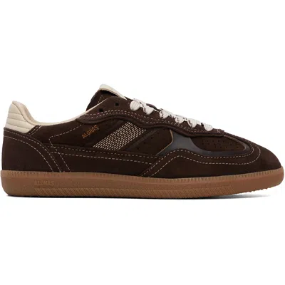 Alohas Brown Tb.490 Rife Suede Leather Sneakers In Black