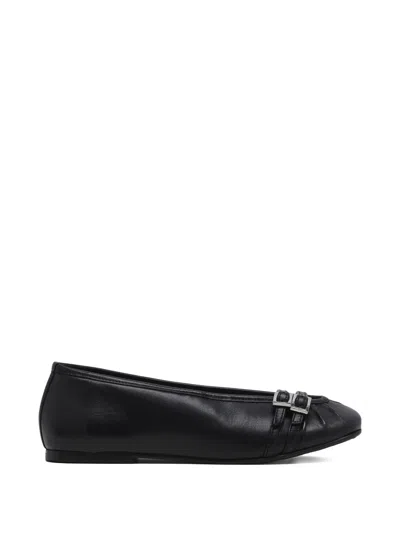 Alohas Buckle-detail Ballet Flats In Black