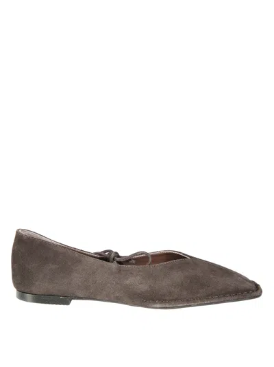 Alohas Chic Ballerina Flats For Women - Fw25 Collection In Gray