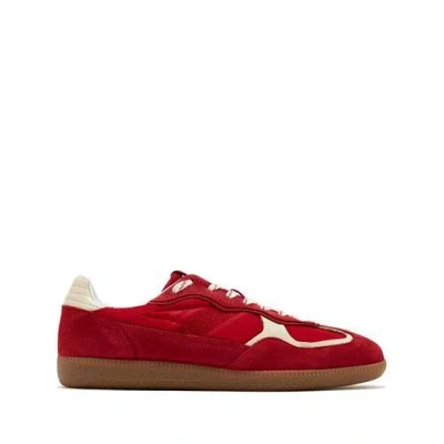 Alohas Chic Combination Sneakers With Contrast Heel Tabs In Red