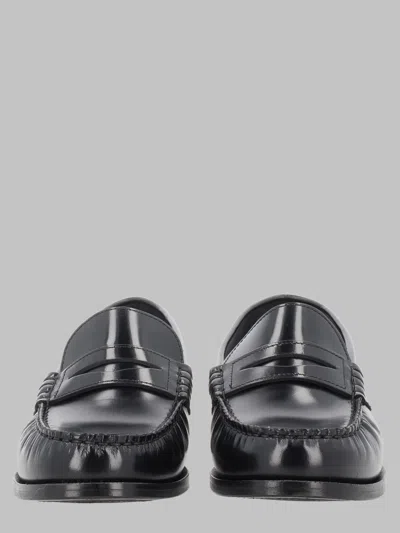 Alohas Chic Leather Loafers For Women In Black