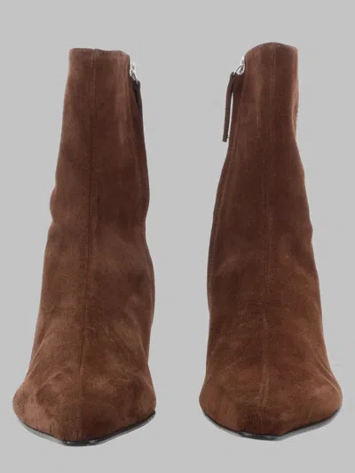 Alohas Chic Women's 100% Leather Boots In Brown