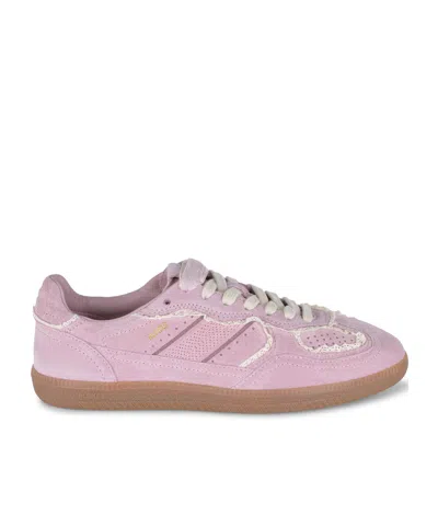 Alohas Crochet Trim Low-top Sneakers In Pink