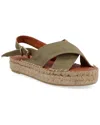 Alohas Crossed Espadrille In Neutral