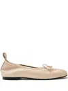 Alohas Leather Rosalind Ballerinas In Pink